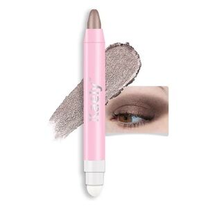 Kaely 2in1 Cream Eye Shadow Brightener Sticks for Eyes, Pencil Taupe Shimmer